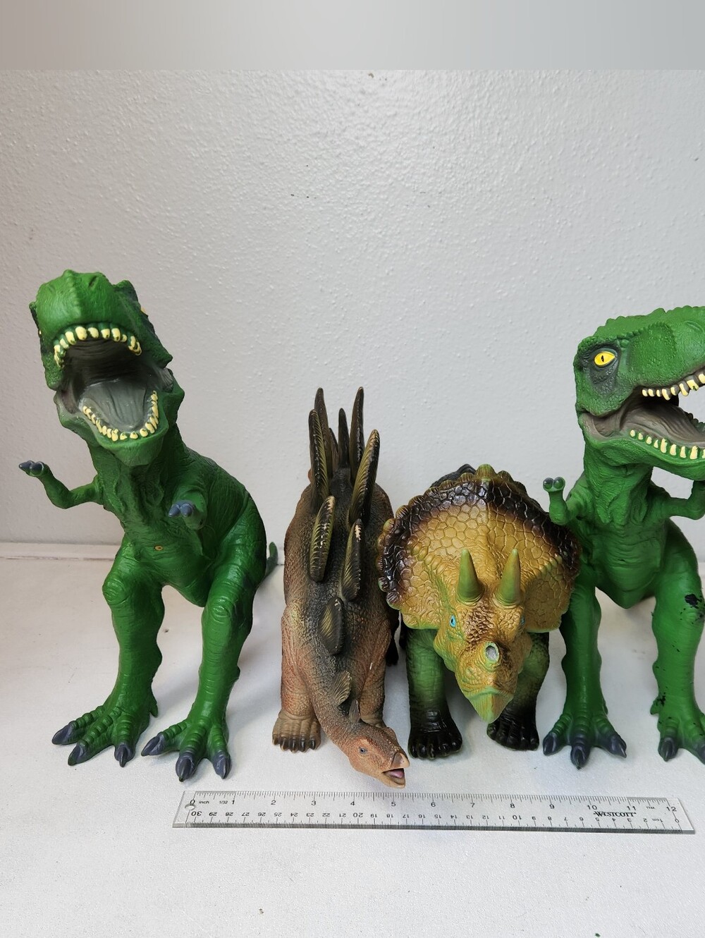 Oversized Pliable Rubber Toy Dinasours Bundle